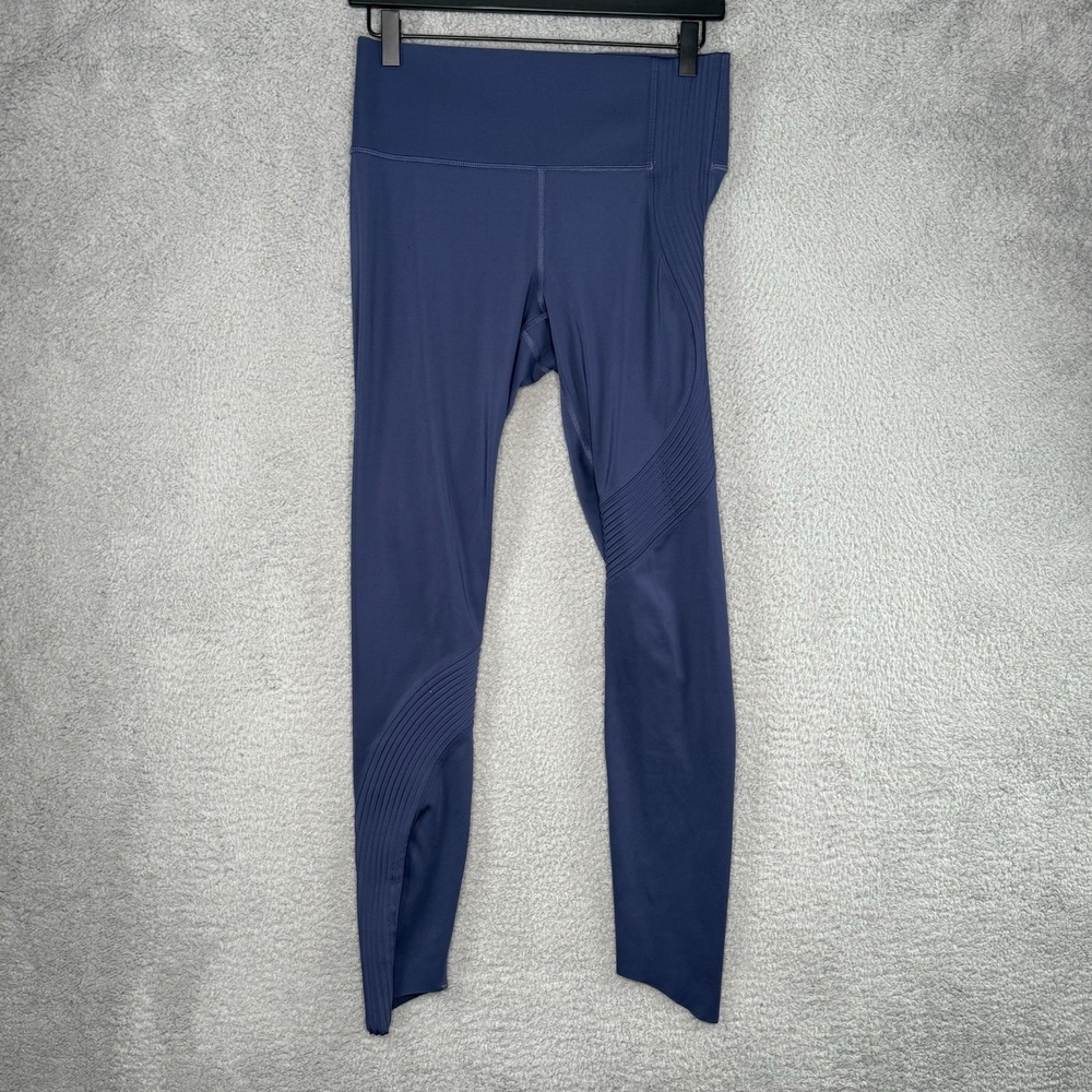 Under Armour Breathelux Ankle Crop Carved Rib Leggings M Athleisure Stretch